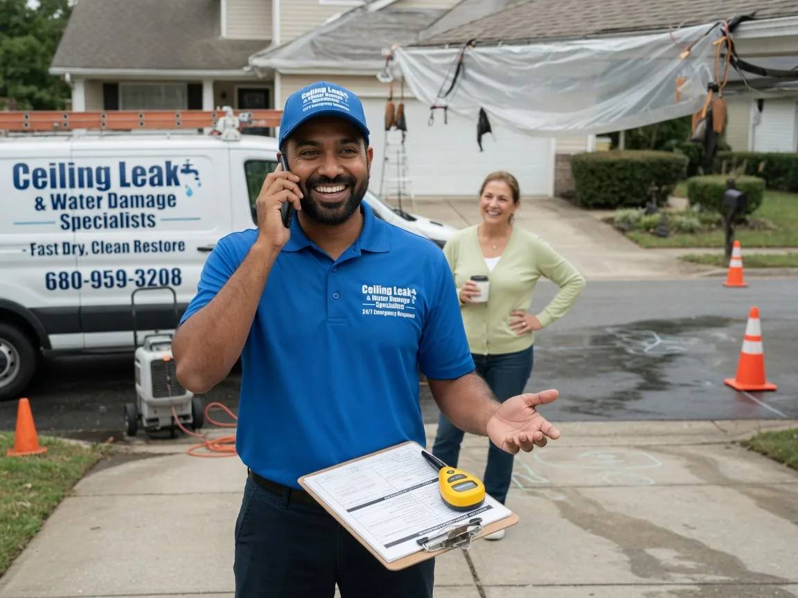 Ceiling Leak Cleanup Eastpointe, MI FAQs